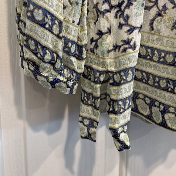 Lucky Brand Peasant Blouse - Size Large - Picture 6 of 6